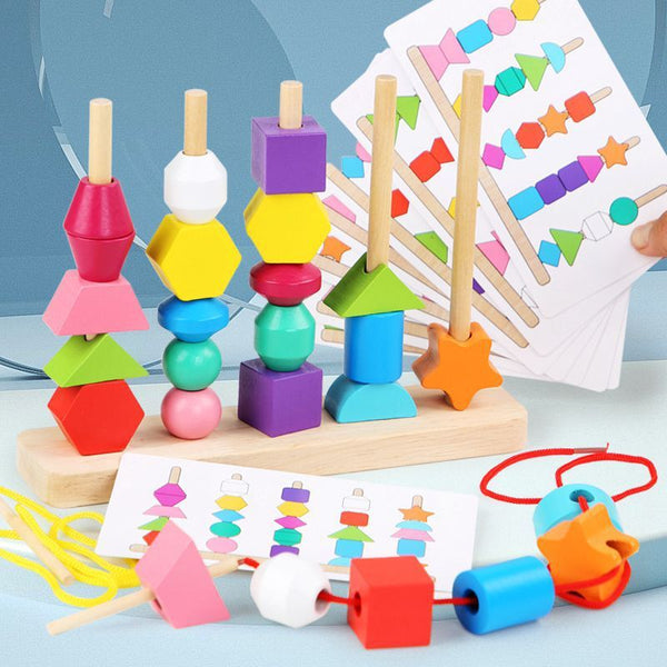 Geometric Shape Pole Sets String