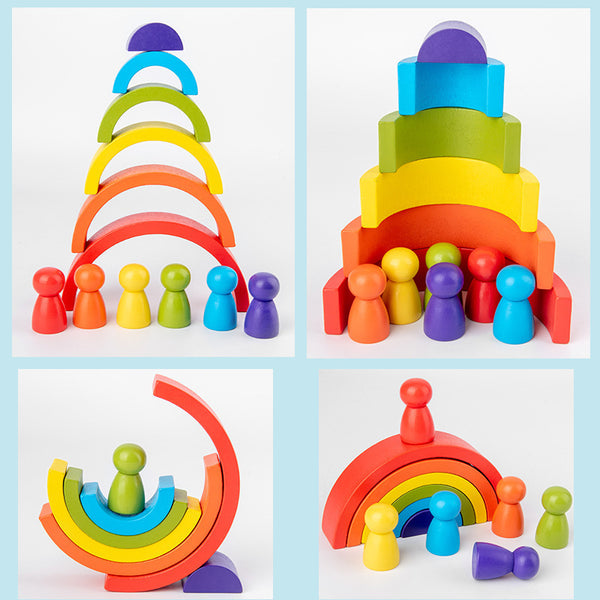 Colorful Arched Building Blocks