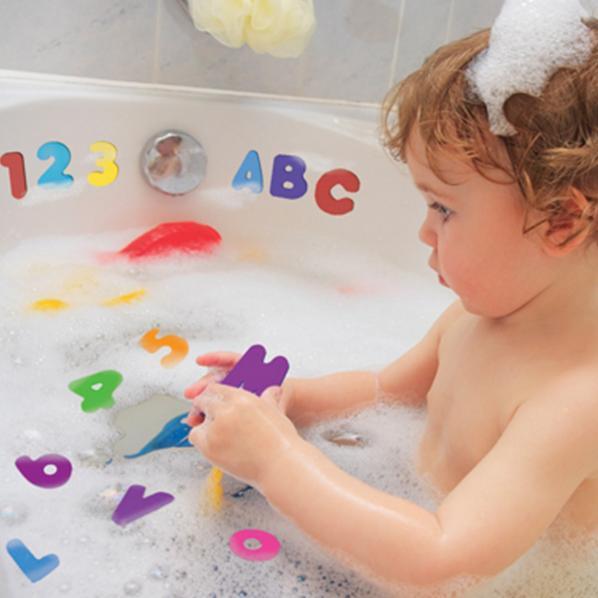 36PCS Letters Numbers Kids Baby Toy Early Educational Toy Tool Bath Toy