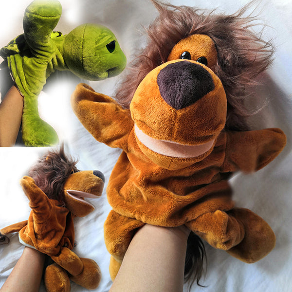 Cartoon hand puppet plush toy