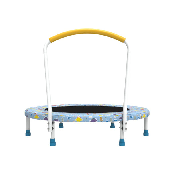36 Inch Mini Trampoline, Suitable For Children Aged 1-6, With Indoor And Outdoor Handles For Children's Play