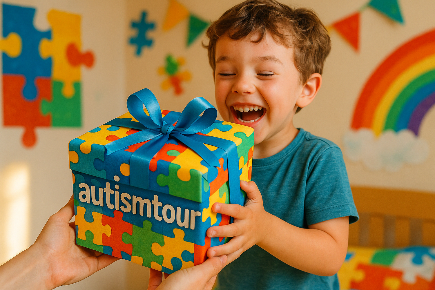 written on the box autismtour and the color playful with my store theme